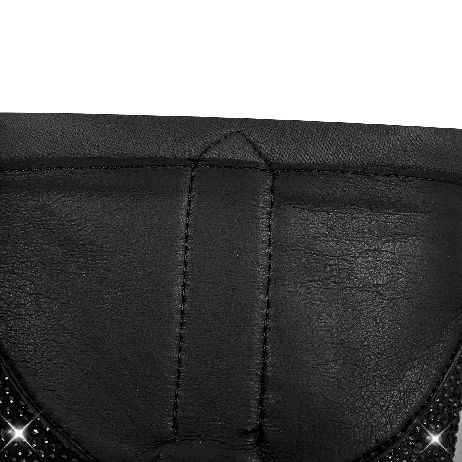 Round Toe Rhinestone Mid-calf Western Boots â Missheel